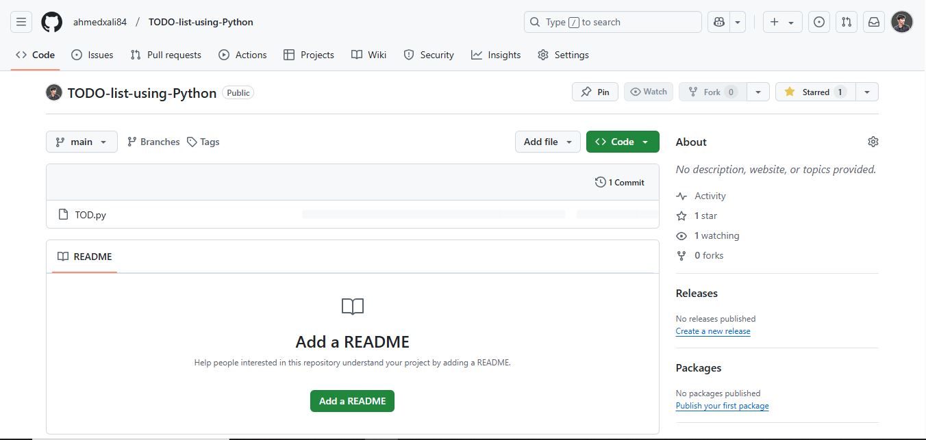 TO-DO List Using Python